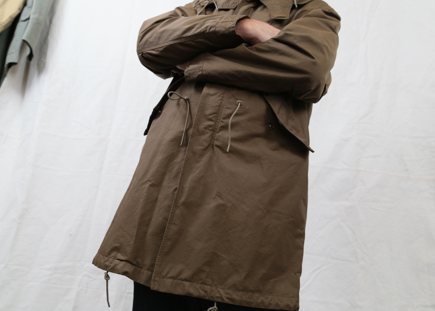 TEN C OLIVE PARKA 4076 - Grahame Fowler Original - Men's Clothing