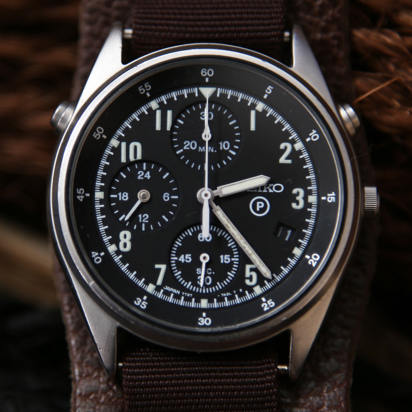 Seiko Gen 2 Pilots Chronograph Wristwatch #12 nyc