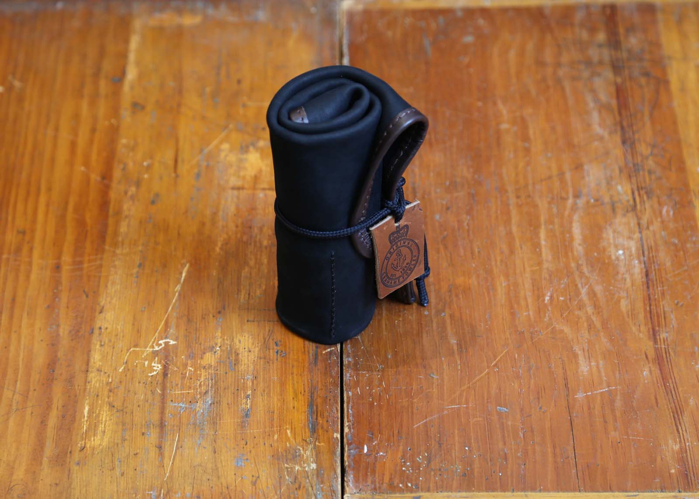 Black Soft Suede Leather Watch Roll nyc
