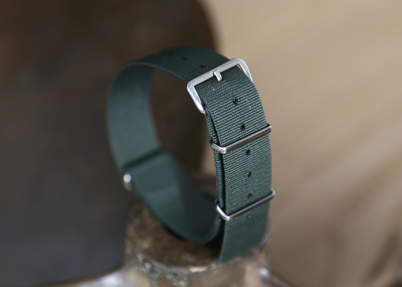 Olive Green British Military Watch Strap nyc