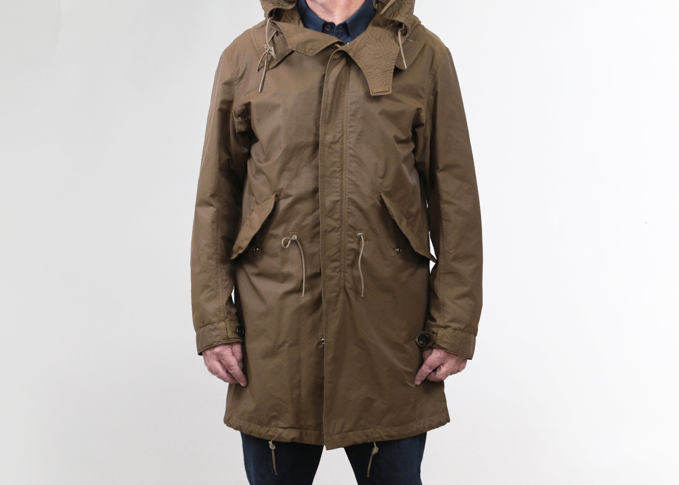 TEN C OLIVE PARKA 4076 - Grahame Fowler Original - Men's Clothing