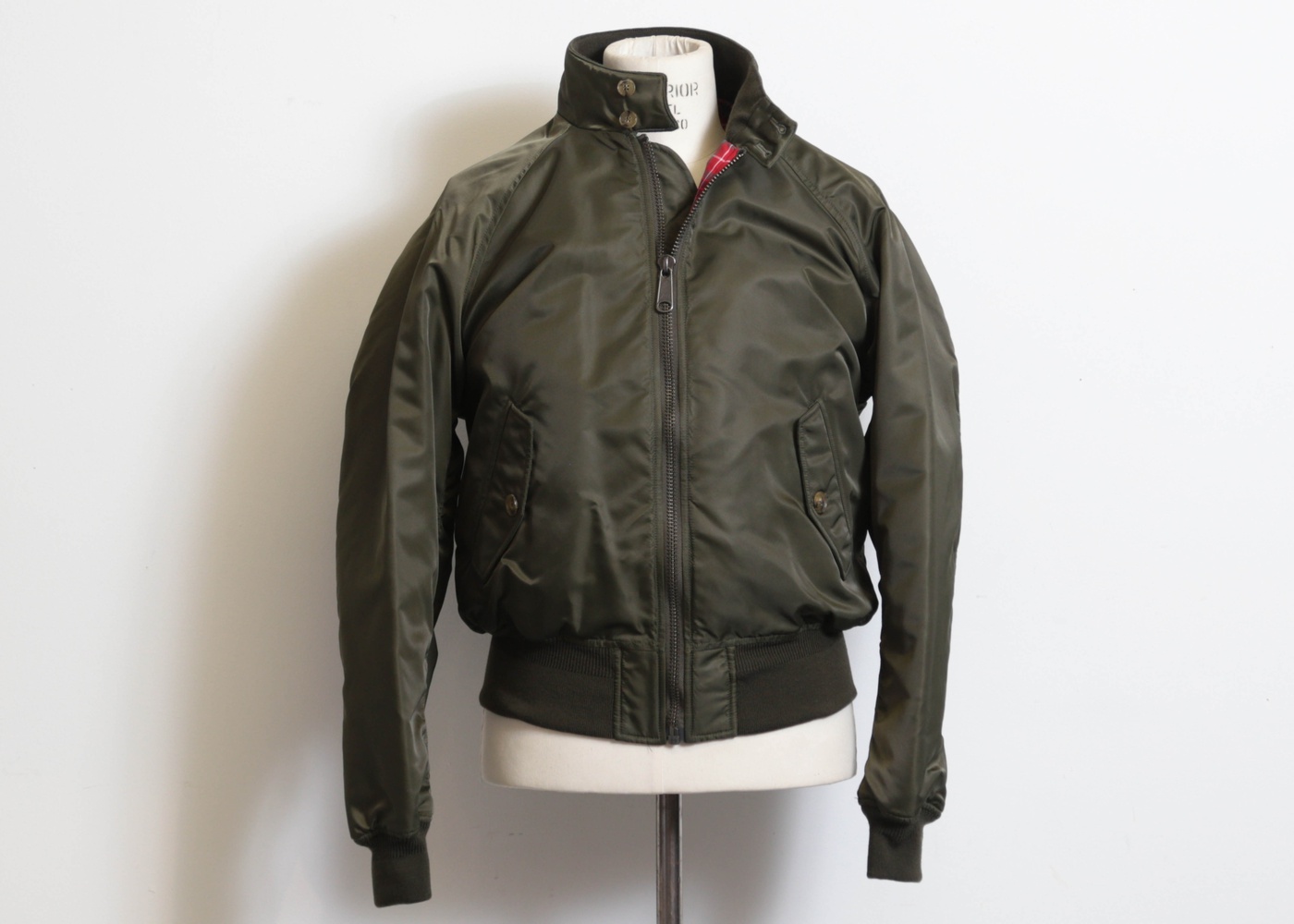 BARRACUTA G9 SATIN FLIGHT JACKET - Grahame Fowler Original - Men's ...