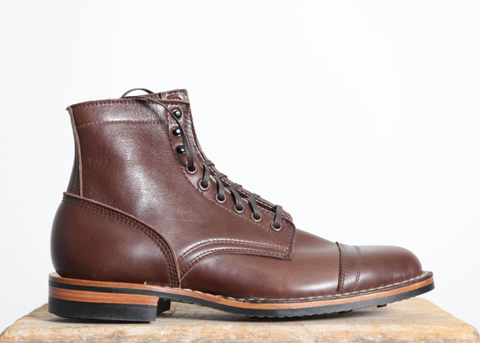 White s MP Service Boot TOE CAP BROWN Grahame Fowler Original Men s Clothing Men s Shirts Based in NYC
